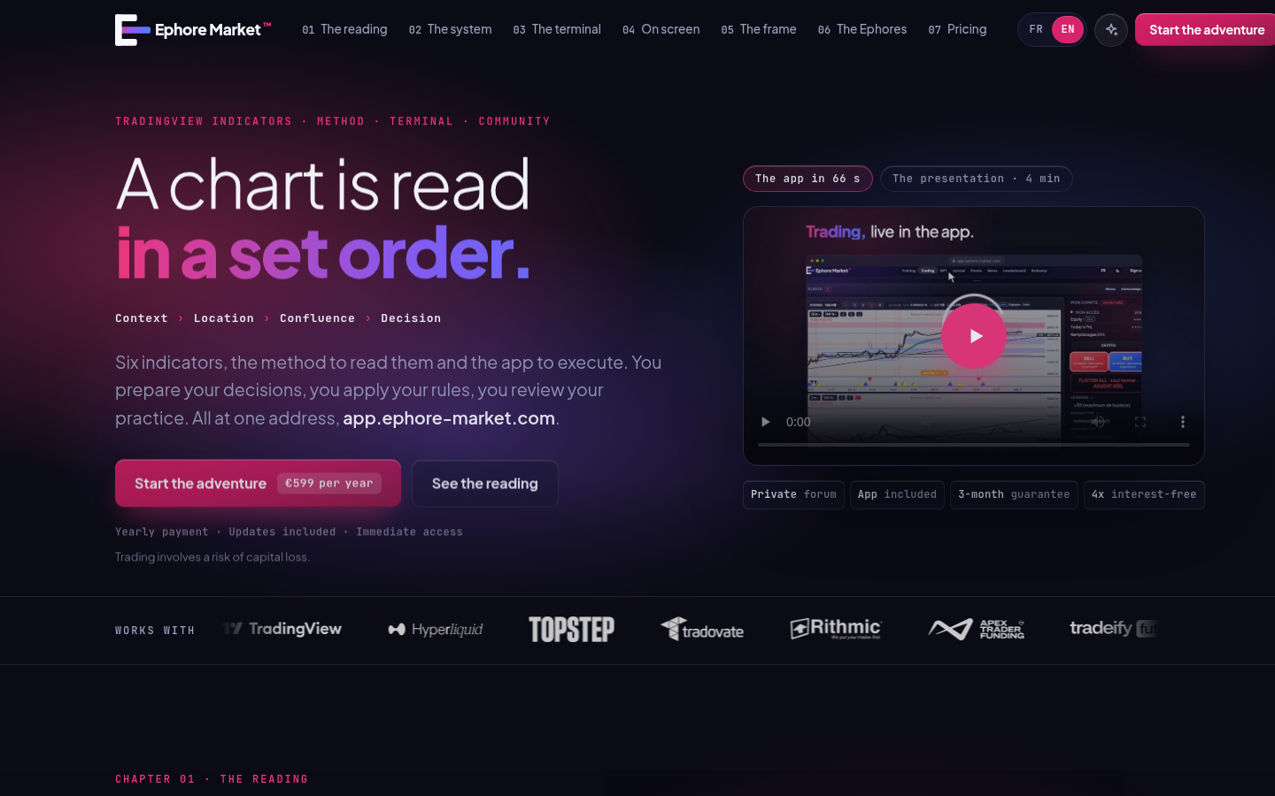 Ephore Market official homepage