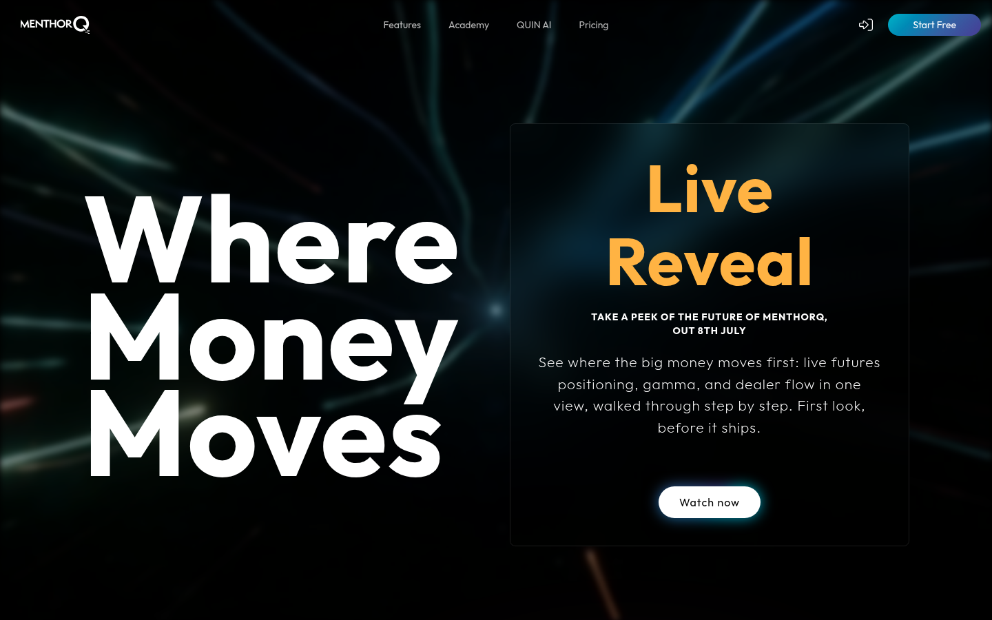 MenthorQ official homepage