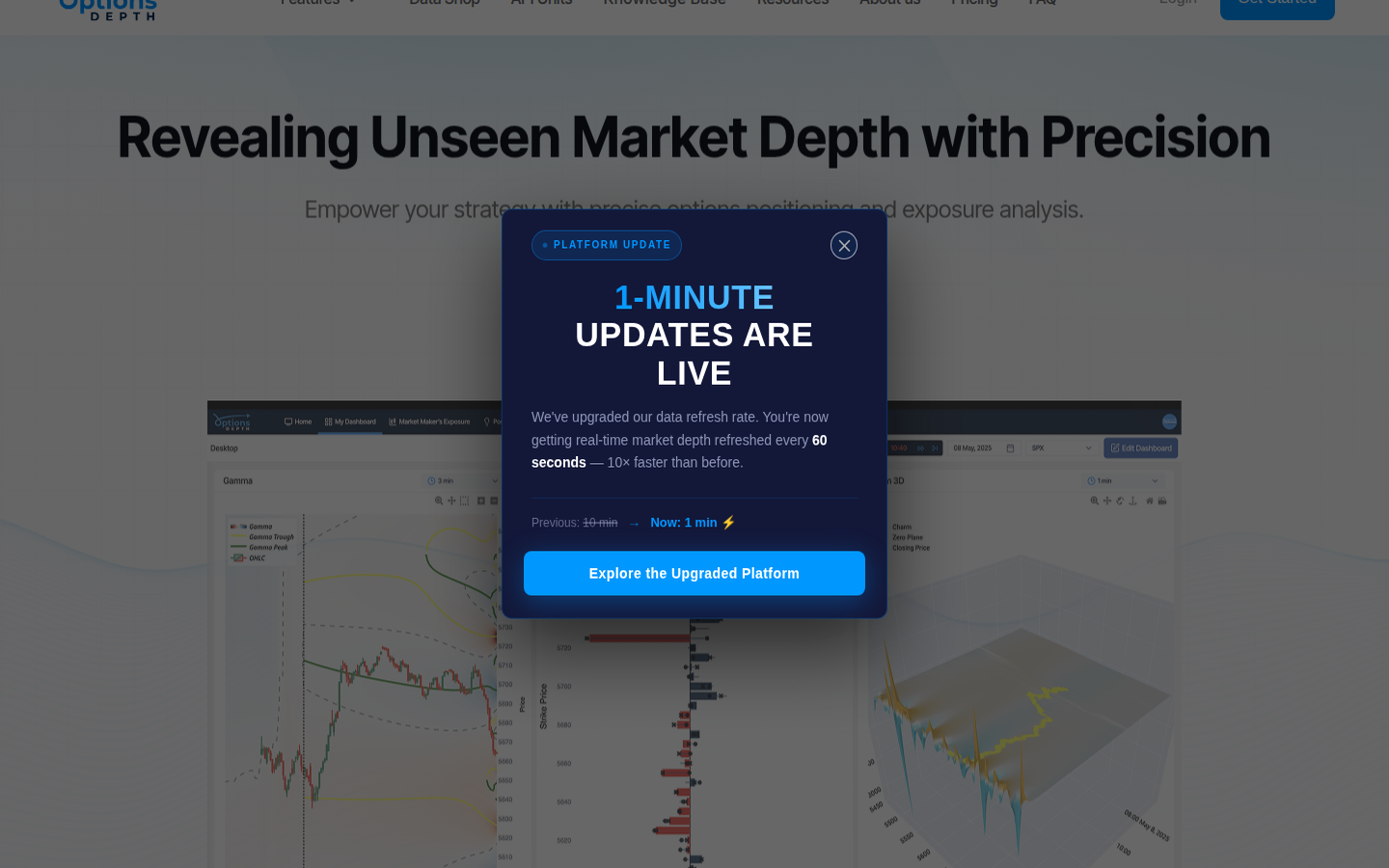 OptionsDepth product modules — how it works (captured 2026-09-25)