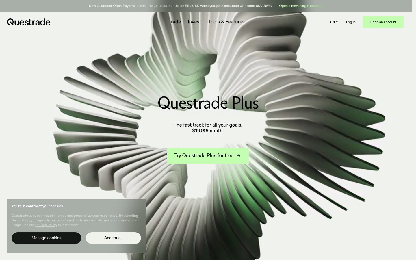 Questrade Plus — pros and cons framing (captured 2026-09-25)