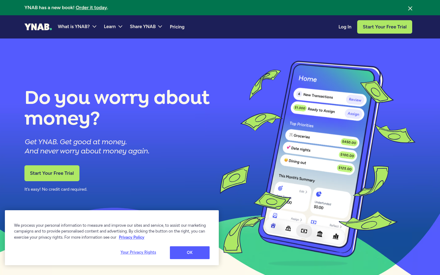 YNAB official homepage